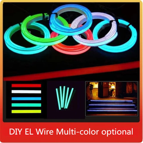 Flexible EL Neon Strip Light for Car & Home | USB/12V | AD Logo & Party Decor