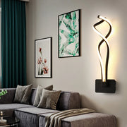 LED Wall Light: Modern Black/White Lamps for Living Room & Bedroom