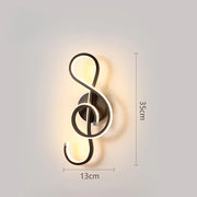 LED Wall Light: Modern Black/White Lamps for Living Room & Bedroom