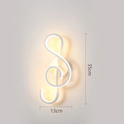 LED Wall Light: Modern Black/White Lamps for Living Room & Bedroom