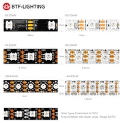 Smart LED Strip, Individually Addressable Pixels