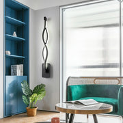 LED Wall Light: Modern Black/White Lamps for Living Room & Bedroom