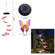 Solar Wind Chime Lights