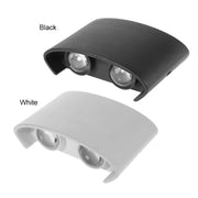 White LED Wall Sconces - Modern Indoor/Outdoor Up Down Lights