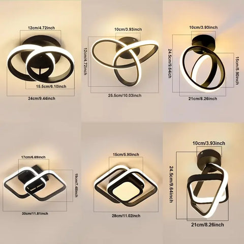 LED Ceiling Light | Modern Aisle & Hallway Lamp | Surface Mounted Fixture