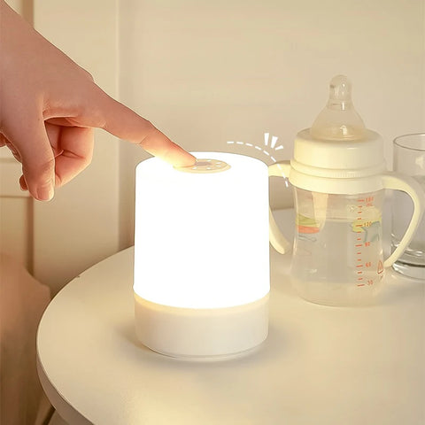 Dimmable Touch Lamp for Nightstand & Desk | LED Charging Table Light