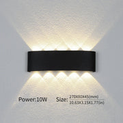Modern Up Down LED Wall Light for Indoor & Outdoor Use