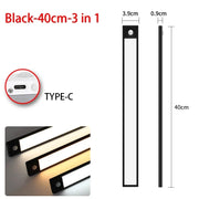 LED Motion Sensor Cabinet Light - Wireless USB Wardrobe Lamp
