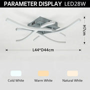 Modern Ceiling Lamp for Home, Living Room, Dining, Bedroom with LED Panel Light