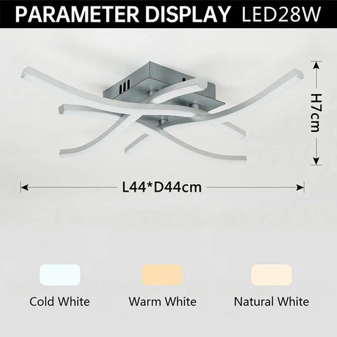Modern Ceiling Lamp for Home, Living Room, Dining, Bedroom with LED Panel Light