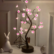 LED Rose Tree Table Lamp | USB Fairy Light for Christmas, Wedding & Home