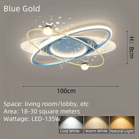 Luxury LED Ceiling Lights for Kids & Bedrooms - Starry Sky Projection