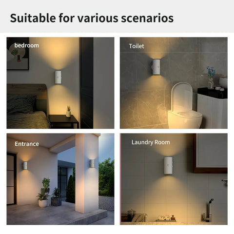 Luz Noturna LED Recarregável com Sensor | Magnética | 3 Modos