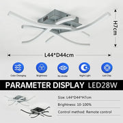Modern Ceiling Lamp for Home, Living Room, Dining, Bedroom with LED Panel Light