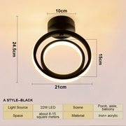 LED Ceiling Light | Modern Aisle & Hallway Lamp | Surface Mounted Fixture