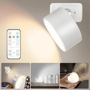 Magnetic LED Wall Light – Rechargeable, Dimmable, 360° Rotation
