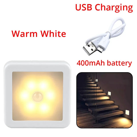 Battery & USB Motion Sensor Night Light
