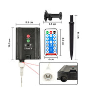 LED Strip Lights RGB - Solar Powered & Remote Control for Room & Outdoor Decor