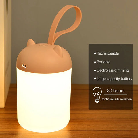 LED Night Light USB Lamp | Touch Control Bedside Lighting