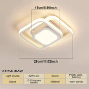 LED Ceiling Light | Modern Aisle & Hallway Lamp | Surface Mounted Fixture