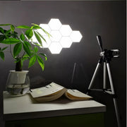 Hexagonal Touch LED Wall Lights 6-Pack - Neutral White Night Light