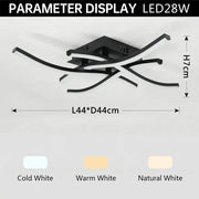 Modern Ceiling Lamp for Home, Living Room, Dining, Bedroom with LED Panel Light