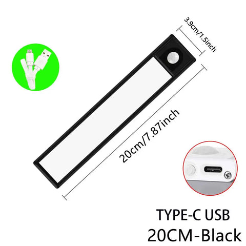 Motion Sensor LED Under Cabinet Lights | Magnetic Closet & Kitchen Night Lights