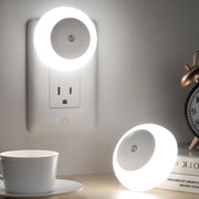 LED Night Light with Dusk to Dawn Sensor | Indoor Wall Lamp for Bedroom, Bathroom, Hallway