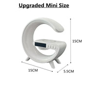 Wireless Charger Stand with RGB Light, Alarm, and Speaker