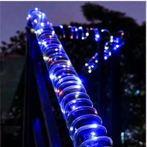 Solar Rope Lights: Outdoor LED Path & Garden String Lighting