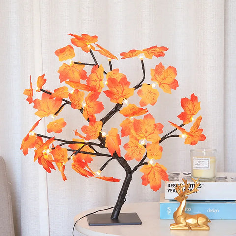 LED Rose Tree Table Lamp | USB Fairy Light for Christmas, Wedding & Home