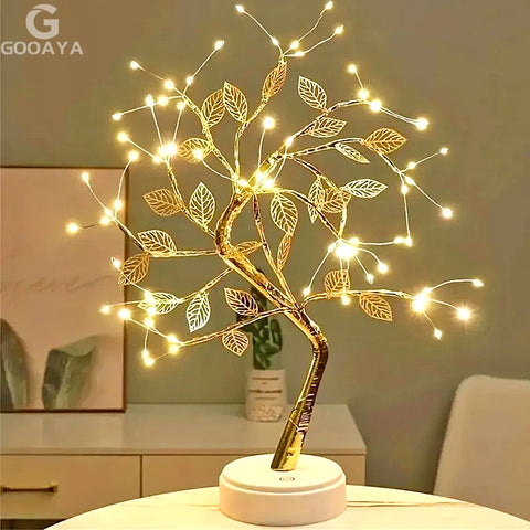 LED Rose Tree Table Lamp | USB Fairy Light for Christmas, Wedding & Home