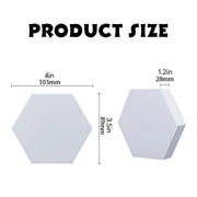 Hexagonal Touch LED Wall Lights 6-Pack - Neutral White Night Light