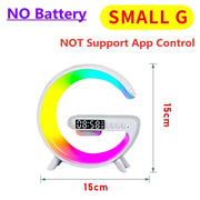 Wireless Charger Stand with RGB Light, Alarm, and Speaker