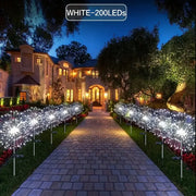 200 LED Solar Fireworks Lights - Outdoor Waterproof with Remote