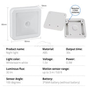 Battery & USB Motion Sensor Night Light