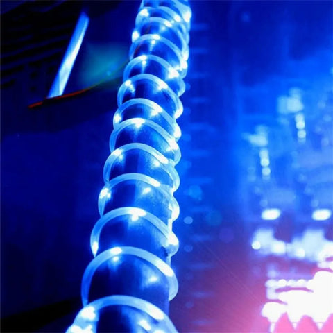 Solar Rope Lights: Outdoor LED Path & Garden String Lighting
