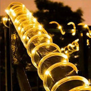 Solar Rope Lights: Outdoor LED Path & Garden String Lighting