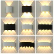 Modern Up Down LED Wall Light for Indoor & Outdoor Use