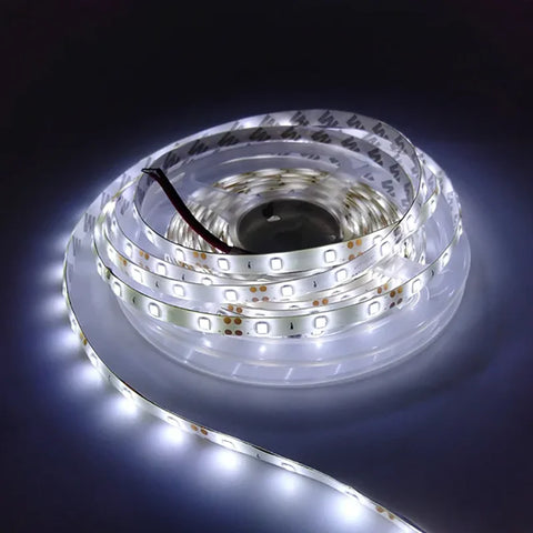 5M LED Strip Lights: RGB, White, Warm | Waterproof 12V SMD2835 for Room Decor