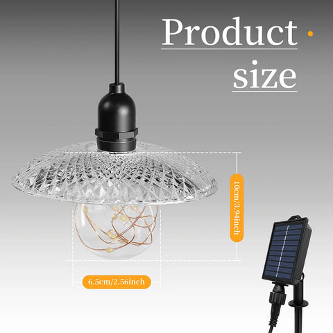 Solar Night Light Bulb: 7 Modes, Warm White, for Outdoor & Indoor Use.
