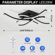 Modern Ceiling Lamp for Home, Living Room, Dining, Bedroom with LED Panel Light