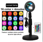 Sunset Lamp: Aesthetic LED Projector for Room Decor & Photos