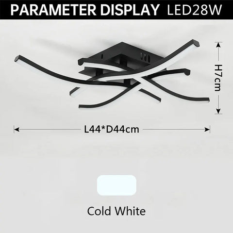 Modern Ceiling Lamp for Home, Living Room, Dining, Bedroom with LED Panel Light