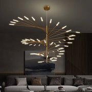 Luxury LED Fireworks Ceiling Light | Dimmable Modern Pendant for Living Room
