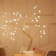 Cherry Blossom LED Tree Lamp - USB/Battery Powered Desktop Light