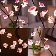 Cherry Blossom LED Tree Lamp - USB/Battery Powered Desktop Light