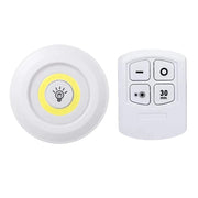 Battery LED Under Cabinet Lighting | Dimmable, Remote | Closet, Wardrobe, Bathroom