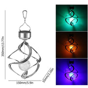Solar Wind Chime Lights