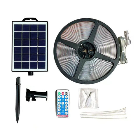LED Strip Lights RGB - Solar Powered & Remote Control for Room & Outdoor Decor